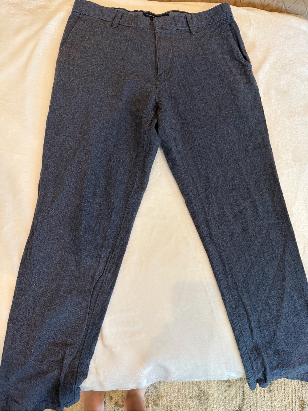 Tommy Hilfiger Men's Dark Heather Blue Pants